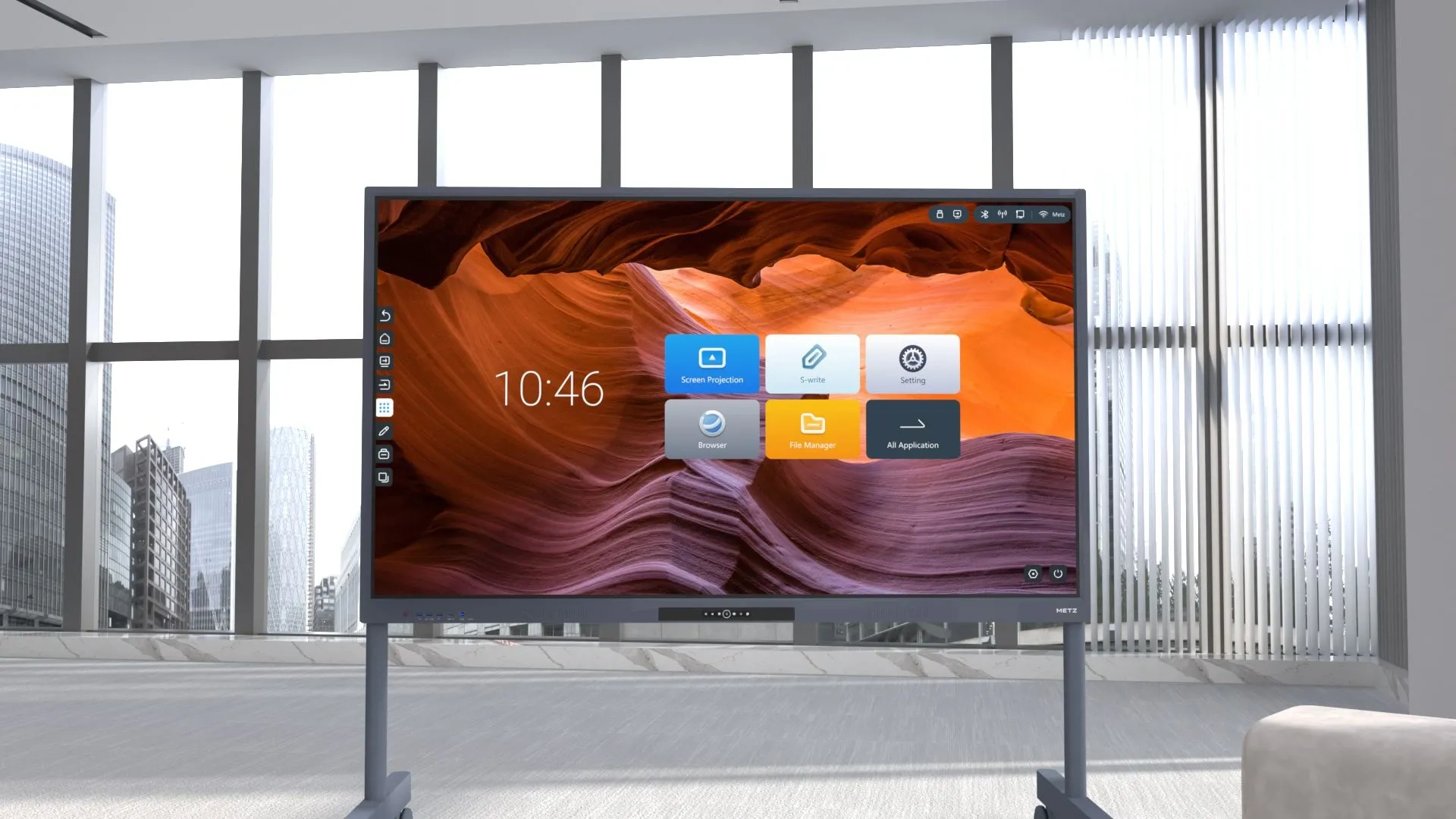 METZ 86HD1 86" Interactive Display 4K, Android, 4/32 GB