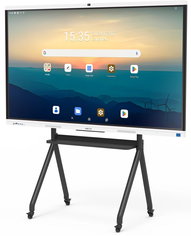 METZ 86SG1 – monitor interactiv 86" 4K, Google EDLA, cameră