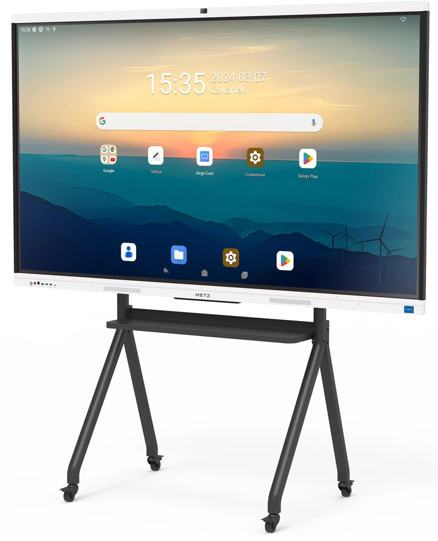 METZ 86SG1 86" Interactive Display 4K, Google EDLA, Camera