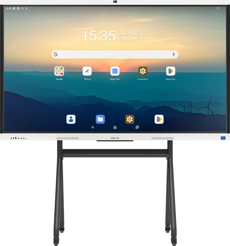 METZ 86SG1 86" Interactive Display 4K, Google EDLA, Camera