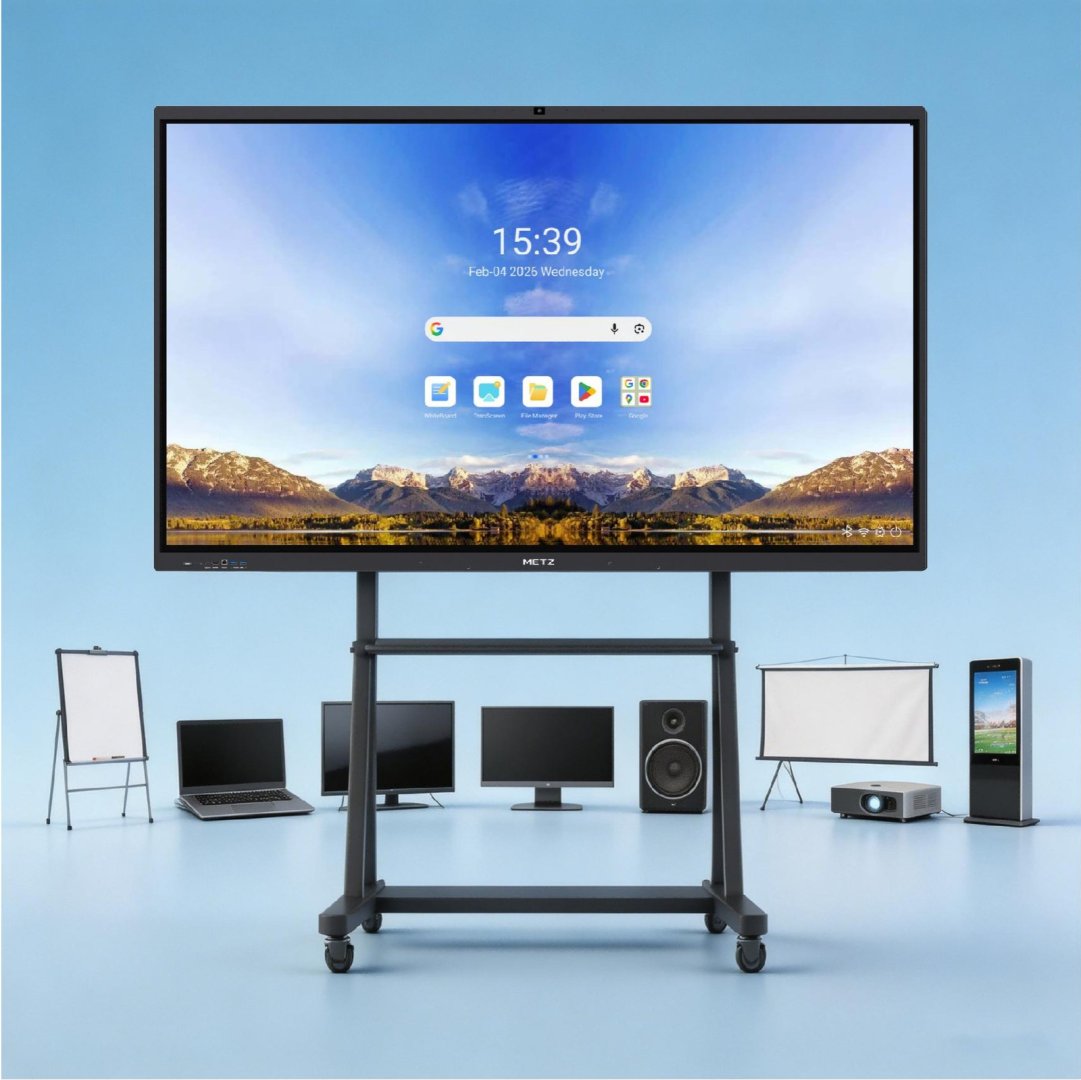 METZ 65V6M – 65" 4K interaktív kijelző, Android 16, Google EDLA