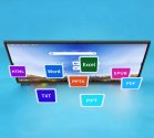 METZ 65V6M – 65" 4K interaktív kijelző, Android 16, Google EDLA
