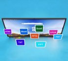 METZ 75V6M – monitor interactiv 75" 4K, Android 16, Google EDLA