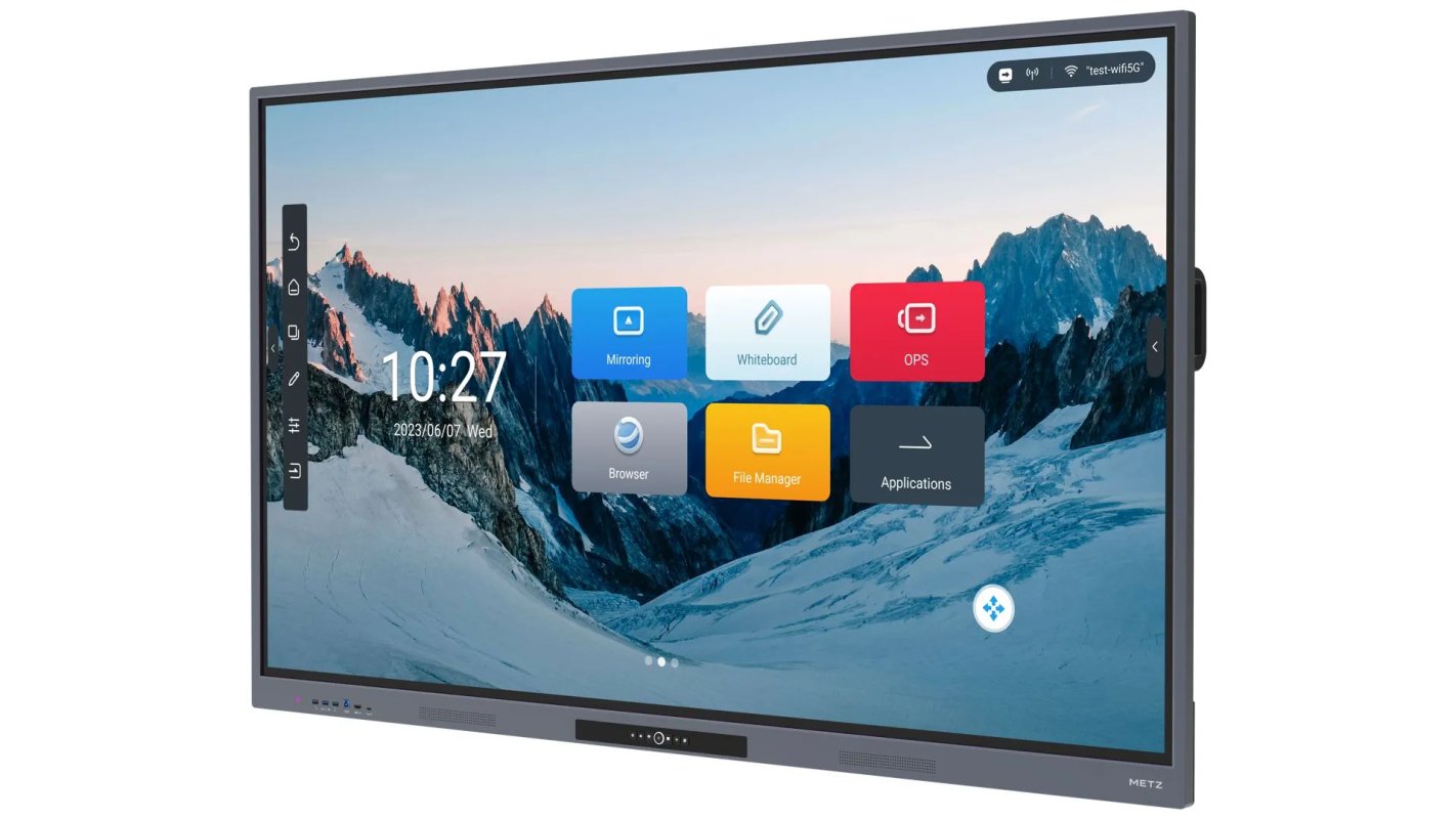 METZ 65KD1 – 65" 4K interaktív kijelző, Android, 8/128 GB